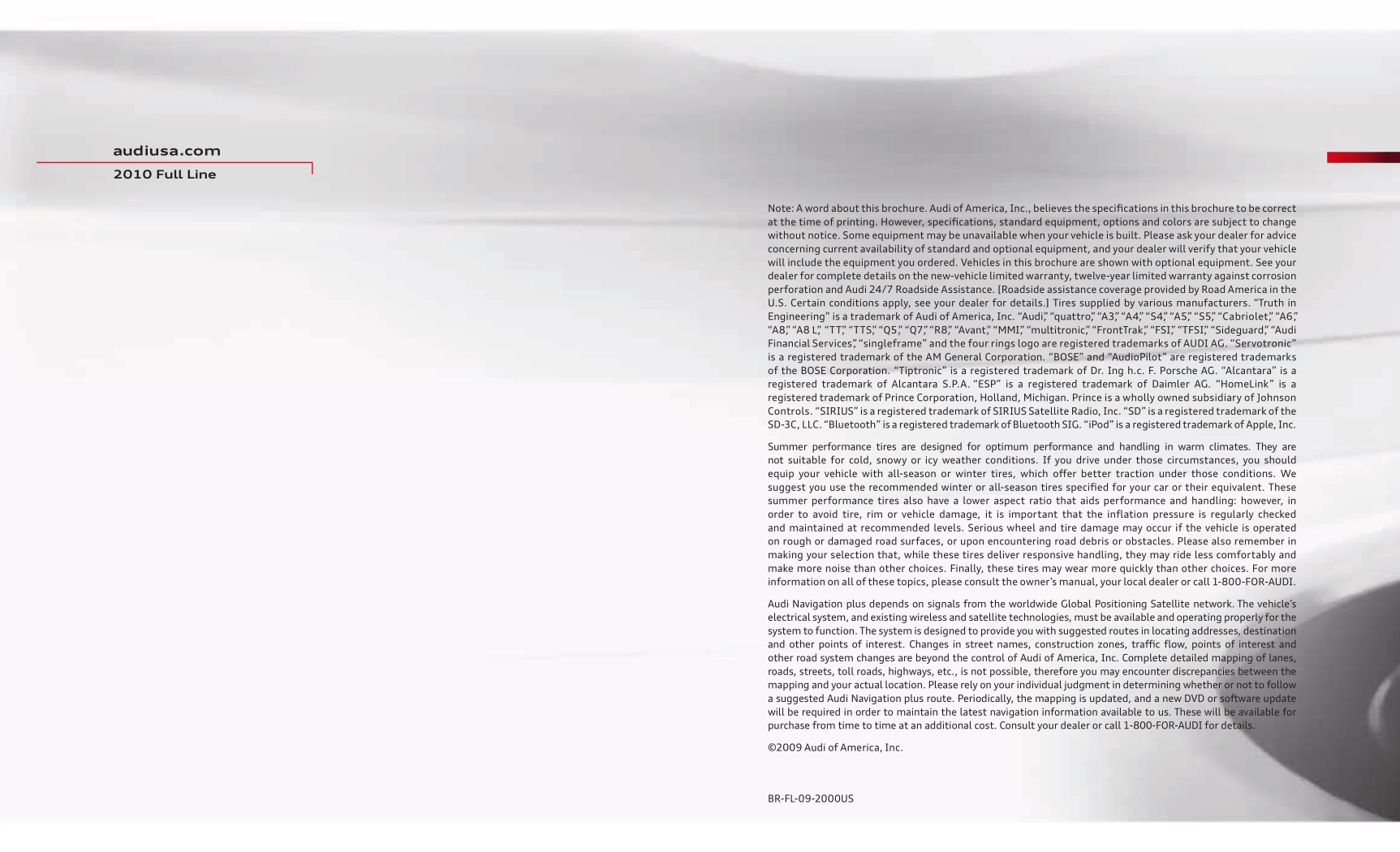 2010 Audi Brochure Page 14